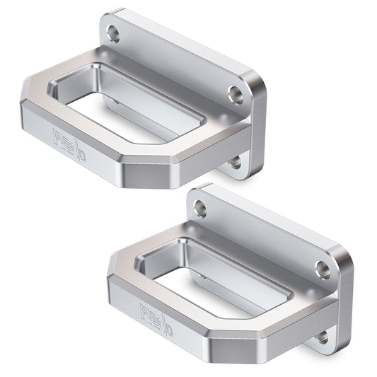 RENO Ram 2500/3500 Front Tow Hooks, Heavy Duty D-Ring Shackle Fits 2003-2018 Ram 2500/3500 Truck Recovery (Aluminum, Set of 2)