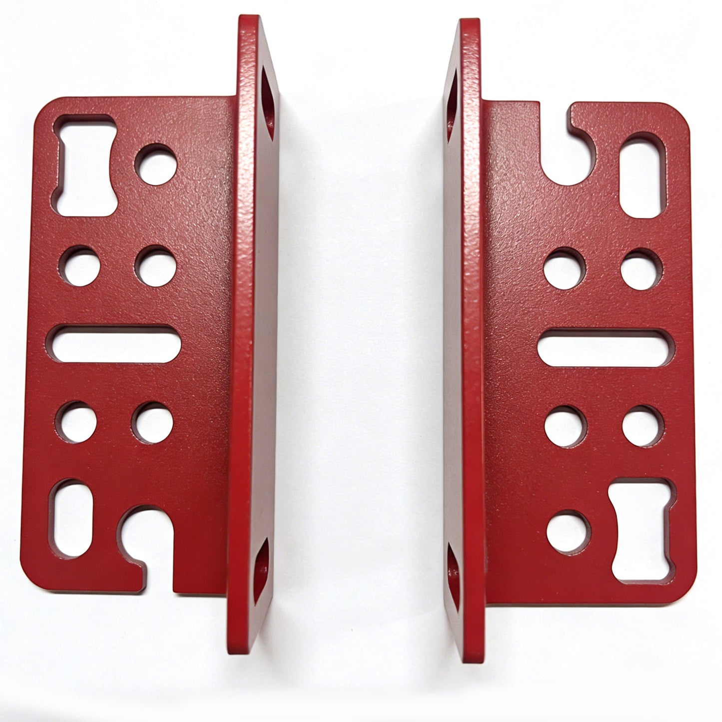 RENO Tie Down Anchors, Bed Rail Cleats Compatible with Tacoma Tundra Gladiator, OEM PT278-35160/35111/35112/35100-S1/35050-S1 PT785-35050-S1 (304 Stainless Steel, Red, 2pcs)