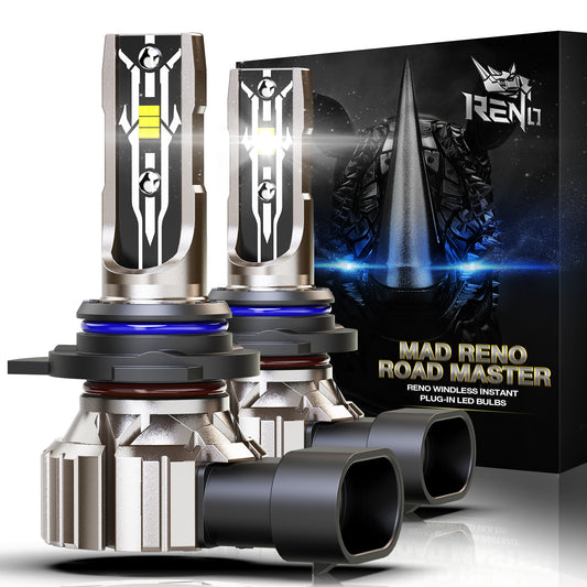 RENO 9012 LED Bulb, 6500K White 22000LM IP68 60W Fanless in Line 2 Pcs