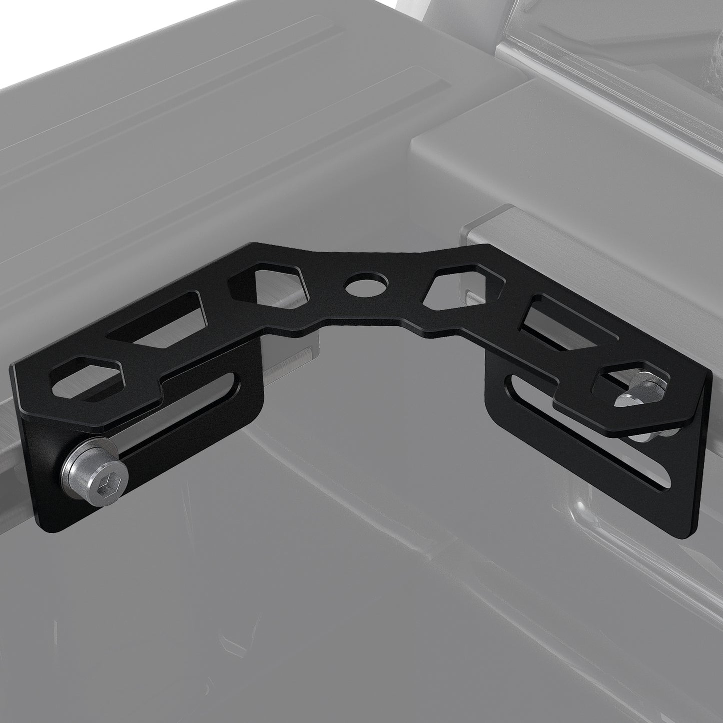 RENO Bed Rail Corner Gusset, Compatible With 2005-2015 & 2024+ Tacoma (Not Fit 2016-2023) Cargo Trailer - 304 Stainless Steel, Black, Pack of 2