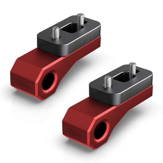 RENO Bronco Rear Tow Point, Rock Ring Tow Hook Fits 2021-2024 Ford Bronco, Replace OEM M-18954-BTHR (Aluminum, Set of 2)