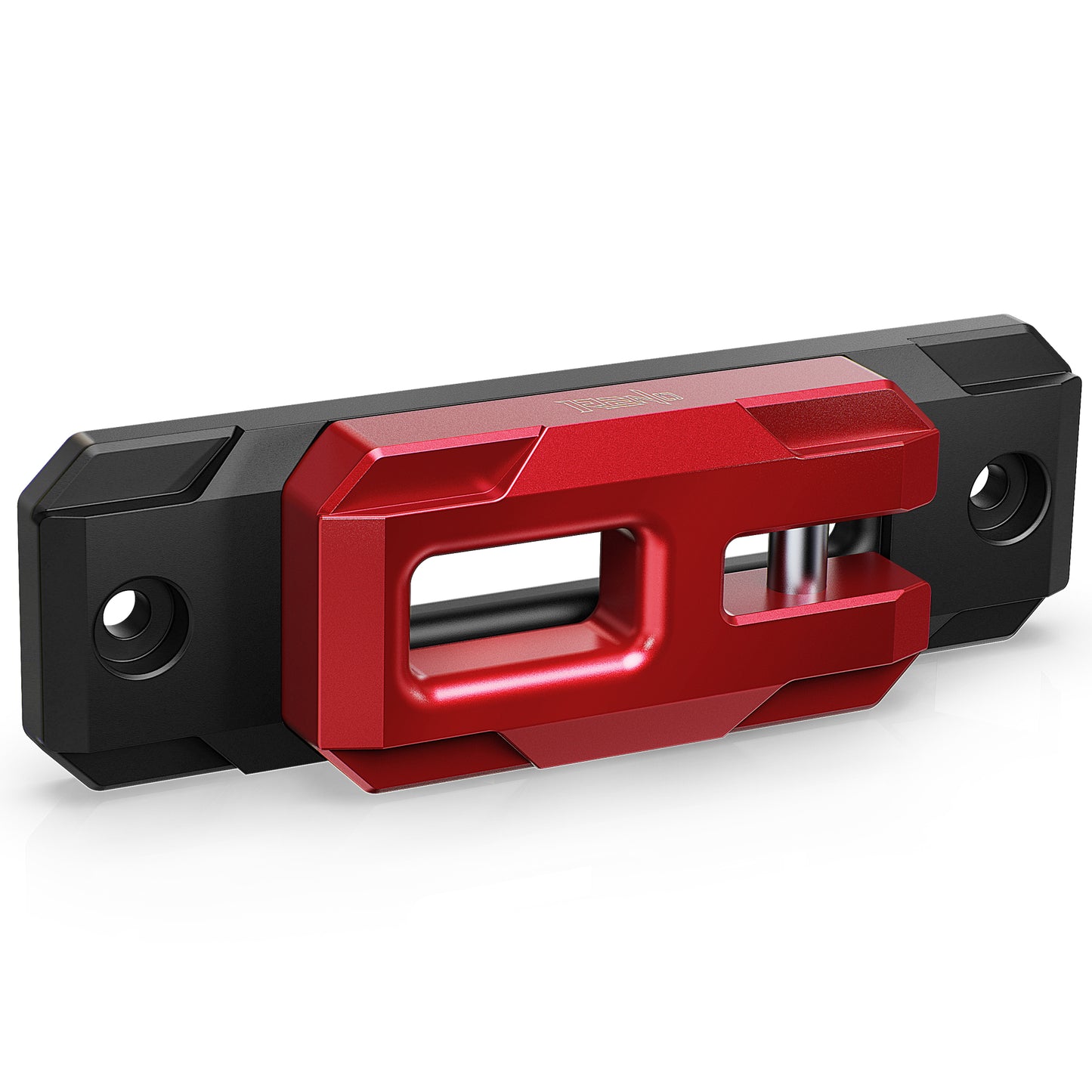 RENO Winch Shackle with Fairlead, Aluminum Hawse Fairlead with Winch Shackle Fit for Synthetic Rope 30,000 lbs Compatible with SUV Truck Off-Road Vehicle Towing Recovery (1 Pack)